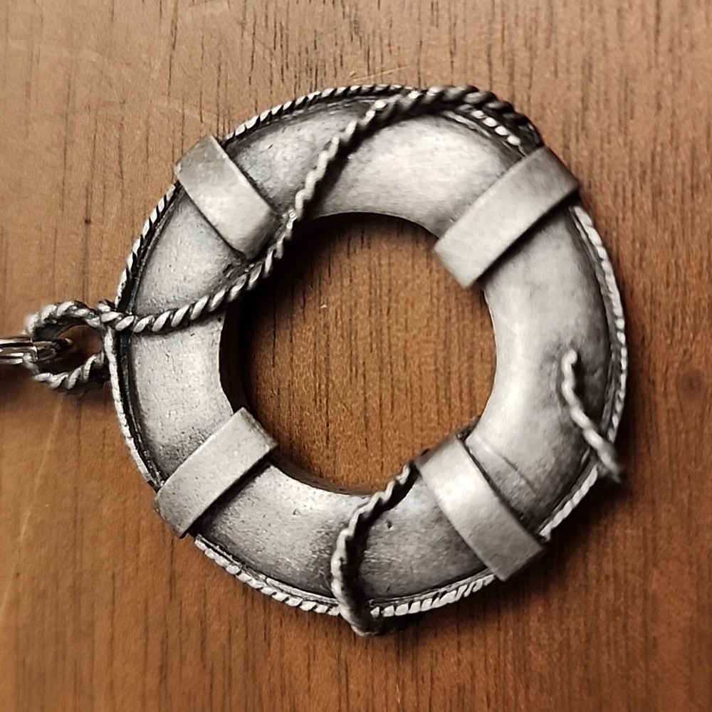 Pewter life saver....life raft